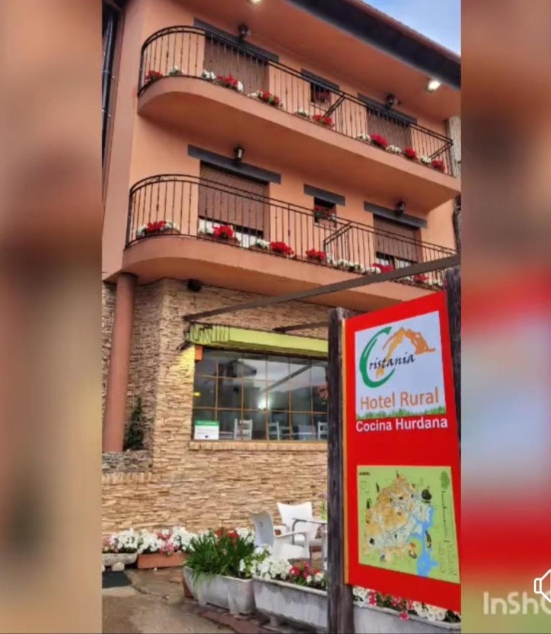 Hotel Rural Restaurante Cristania Caminomorisco Esterno foto